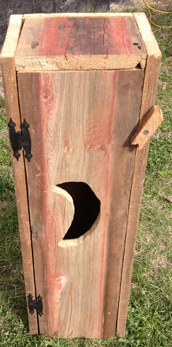 out house primitive cupboard made from barn boards